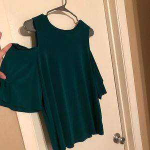 Open shoulder blouse